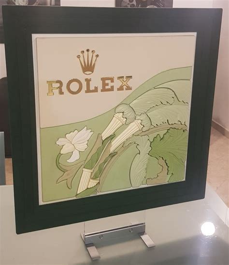 espositore per vetrina della rolex orso polare|Display ROLEX originale espositore vetrina arte orologio .